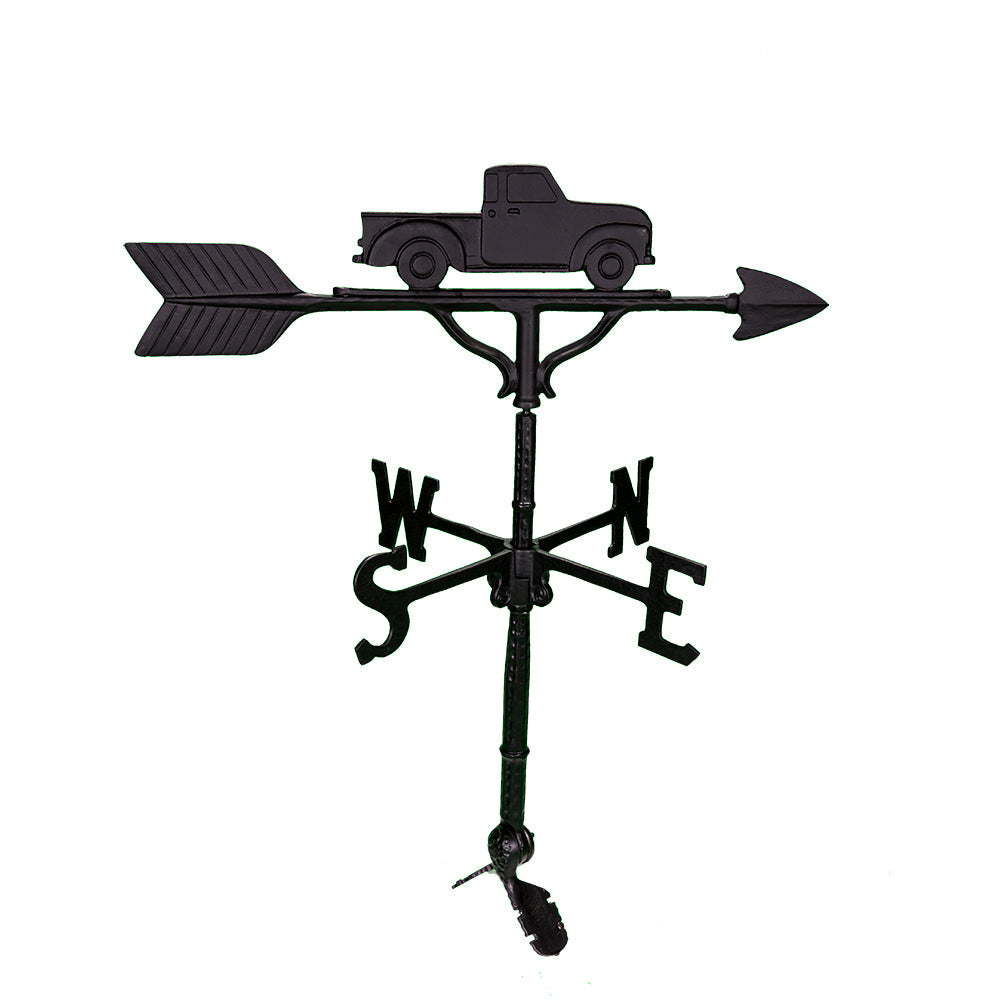 Black Truck Weathervane Image