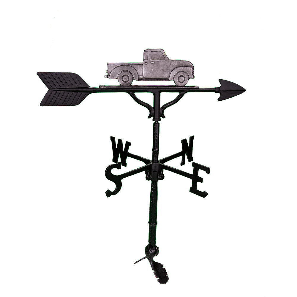 Silver Truck Weathervane Image