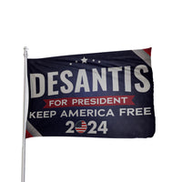 Thumbnail for DESANTIS 2024 KEEP AMERICA FREE  2024 Flag 3' x 5' Size