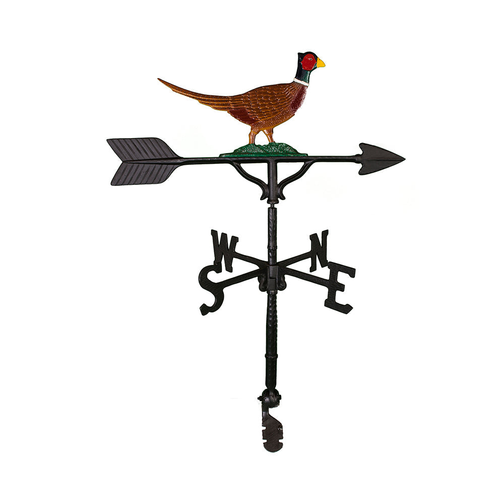 Natural looking Pheasant Weathervane made in America image