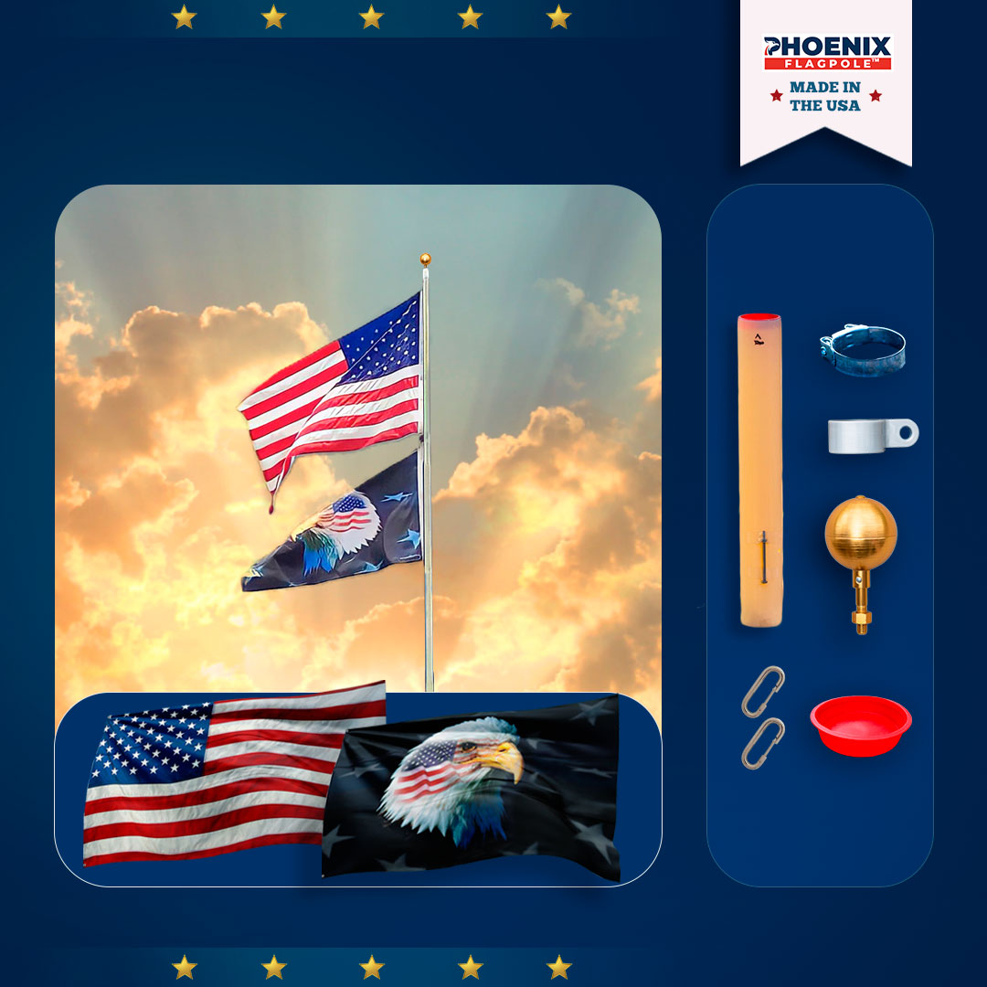 Pioneer Flagpole Bundle