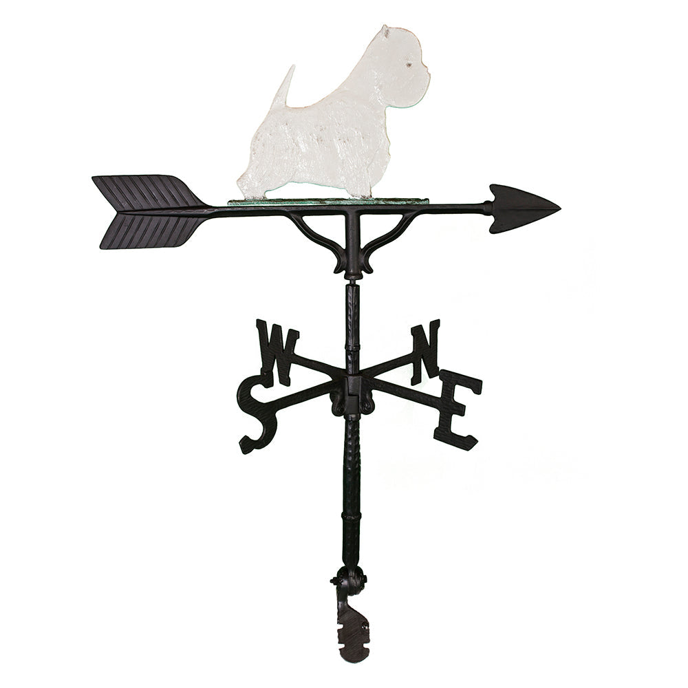 White West Highland Terrier Weathervane Image