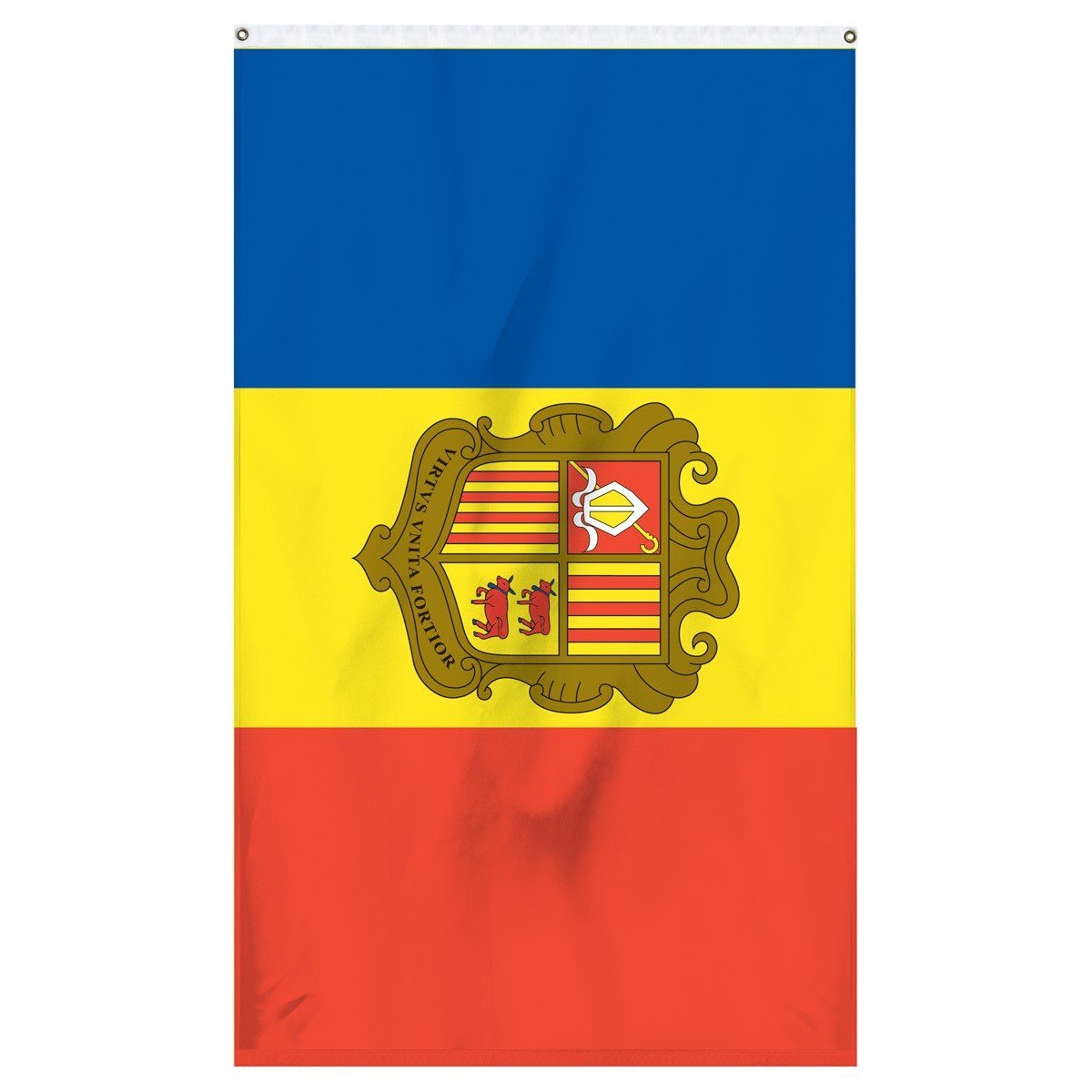 Andorra international flag for sale for the top of a flagpole