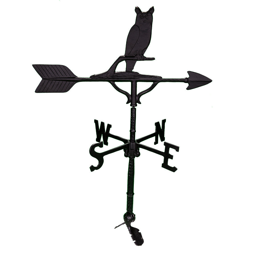 black owl weathervane