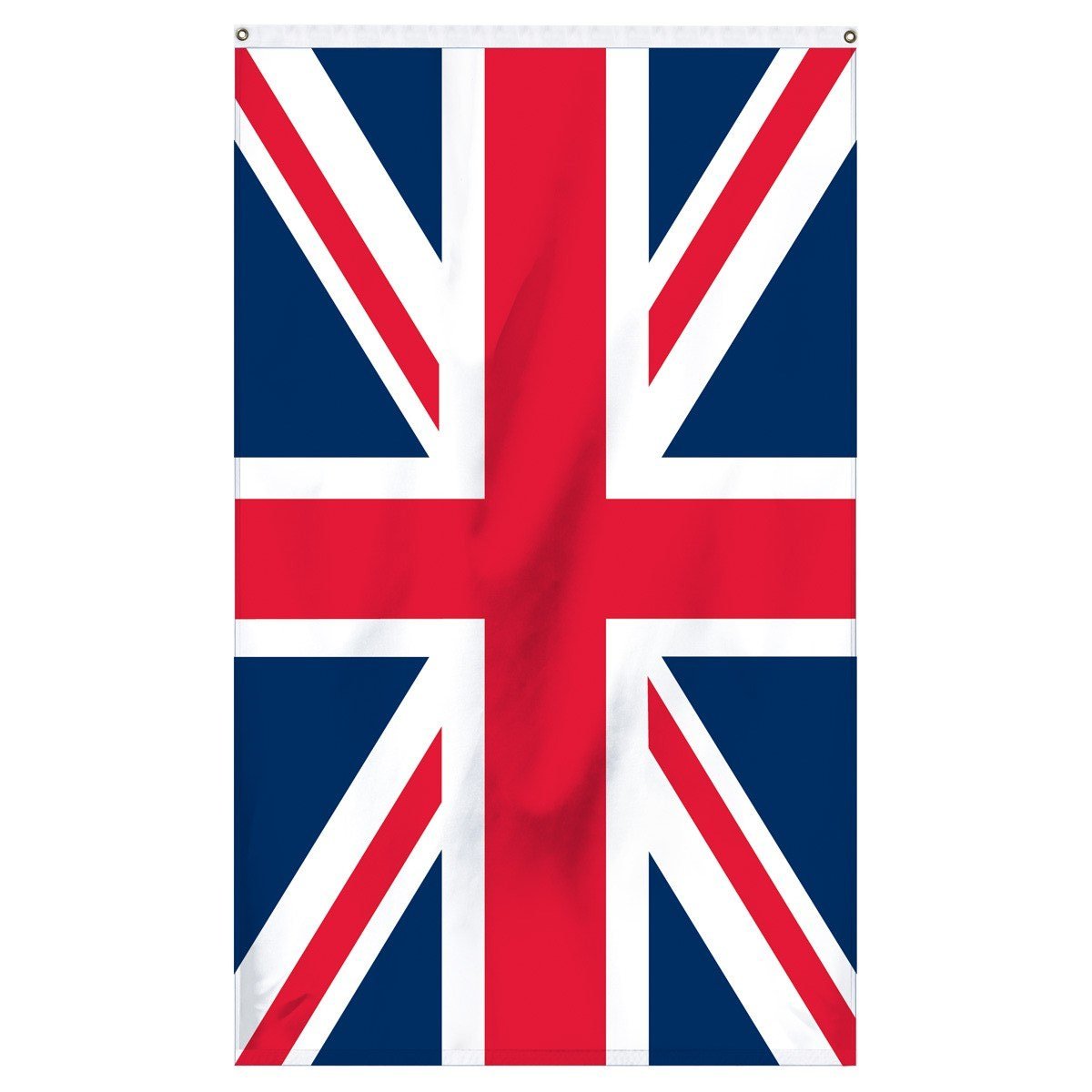 United Kingdom (Great Britain) National Flag for sale to buy online from Atlantic Flagpole. Traditional Great Britain flag with navy blue and red and white crosses. 