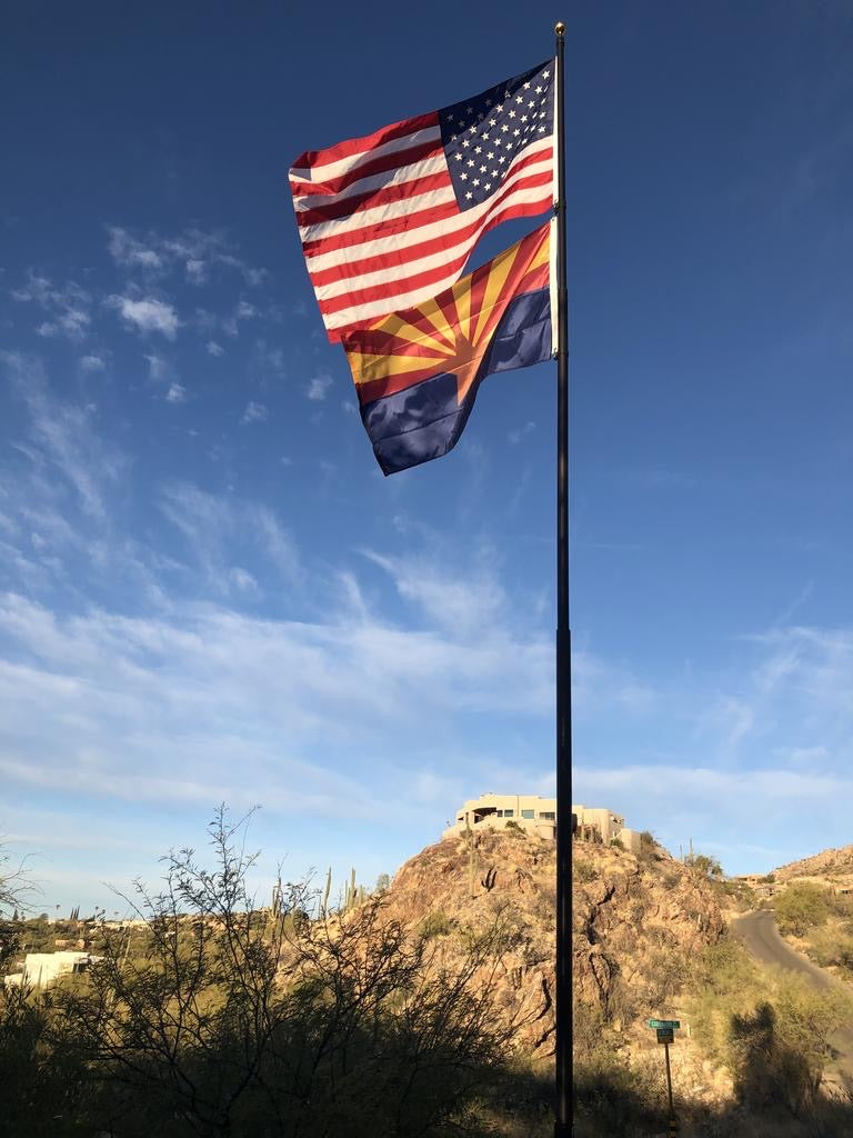 Nylon Large American Flag