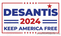 Thumbnail for DESANTIS 2024 KEEP AMERICA FREE  2024 Flag White 3' x 5' Size