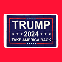 Thumbnail for Trump 2024 Take America Back Flag 3' x 5' Size