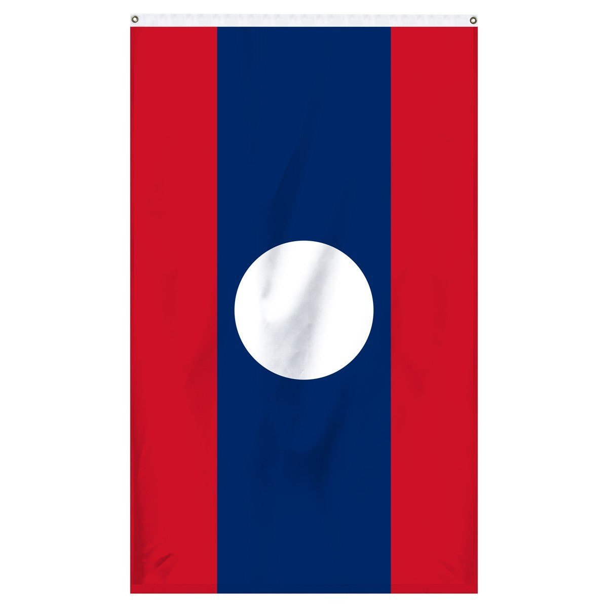 The national flag of Laos for sale online to buy from Atlantic Flag and Pole