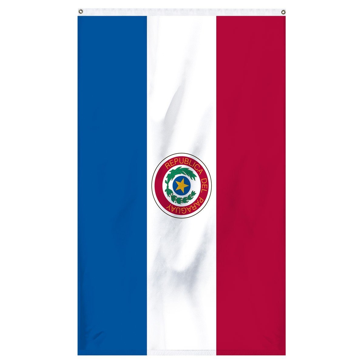 Paraguay National flag for sale to buy online now from Atlantic Flag and Pole