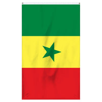 Thumbnail for Senegal National Flag for sale to buy online from Atlantic Flag and Pole. Green, yellow, and red flag with a green star.